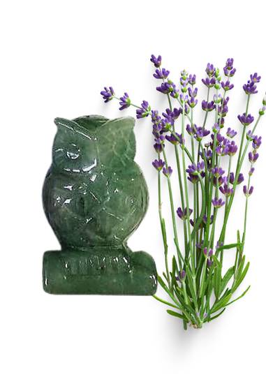 Green Aventurine Owl